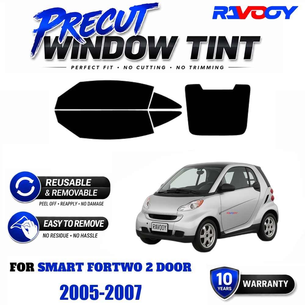 Air Bubble Remover - RAVOOY Vorgeschnittene Fensterfolie, Wiederverwendbare Abnehmbare EPU-Folie,