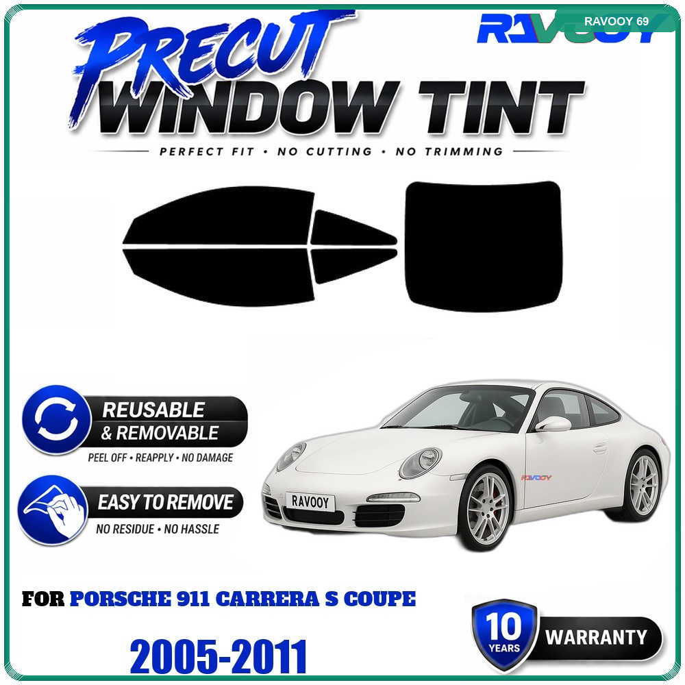 Air Bubble Remover - RAVOOY Vorgeschnittene Fensterfolie, Wiederverwendbare Abnehmbare EPU-Folie,