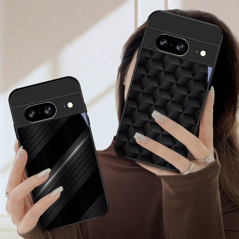 Dunkle geometrische Textur für – Google Pixel 8A Bewertung und Preis