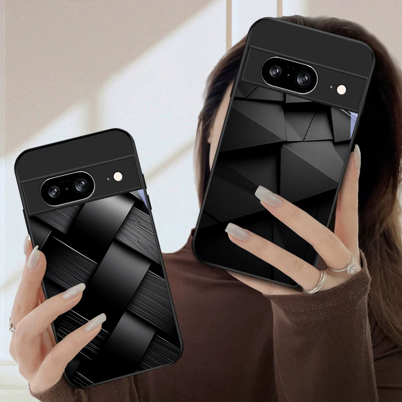 Dunkle geometrische Textur für – Google Pixel 8A Bewertung und Preis