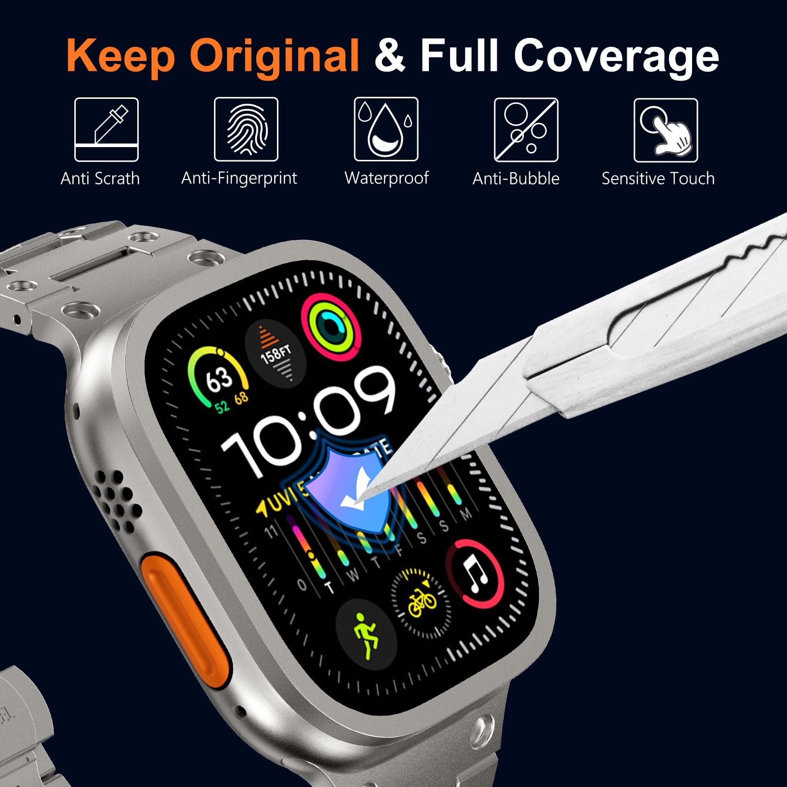 Gehärtetes Glas für Apple Watc – Smartwatch Screen Film Bewertung und Preis