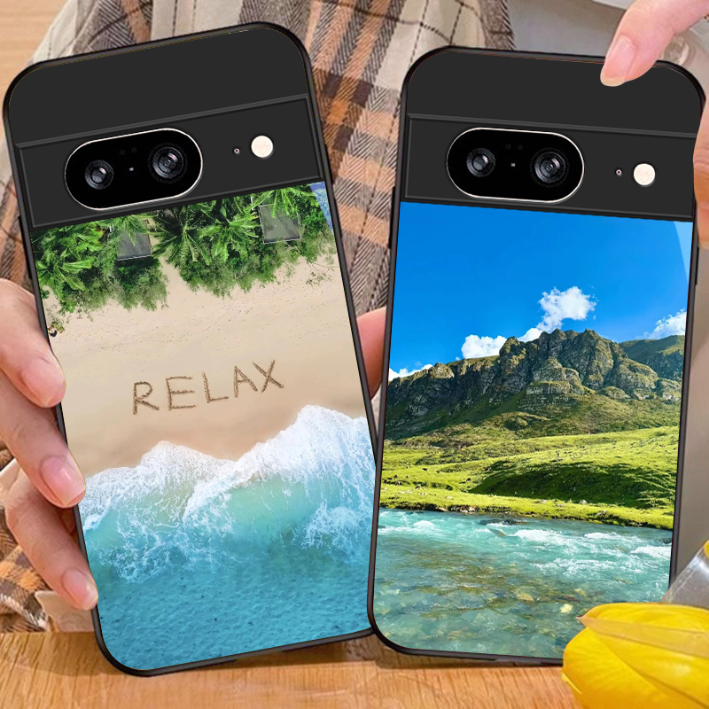 Küsten-Sonnenuntergangslandsch – Google Pixel 8A Bewertung und Preis