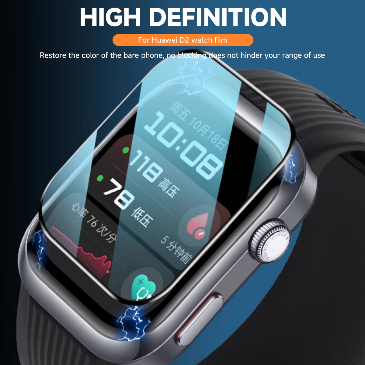 5D-Schutzfolie für Huawei Watc – Smartwatch Screen Film Bewertung und Preis