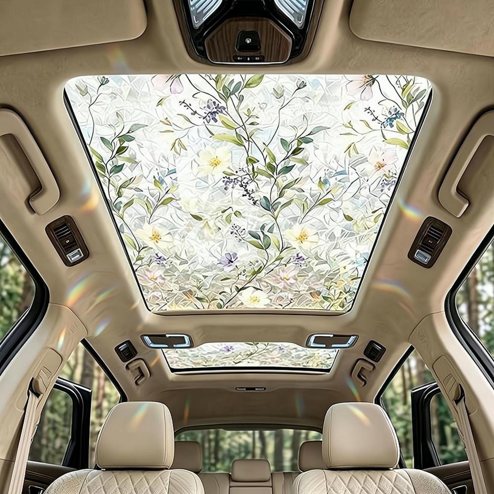 Blumenmuster Buntglas Auto-Son – Glass Protector Auto Bewertung und Preis