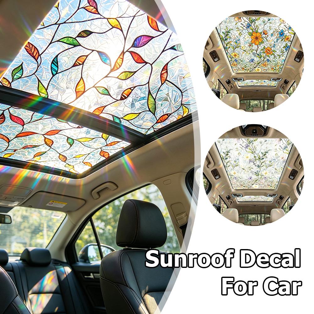Blumenmuster Buntglas Auto-Son – Glass Protector Auto Bewertung und Preis